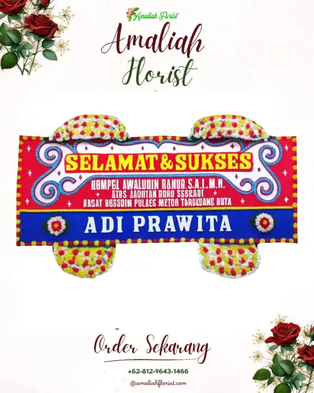 Papan Bunga Ucapan Selamat Cihideunghilir